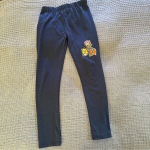 Disney Blue Leggings with Logo